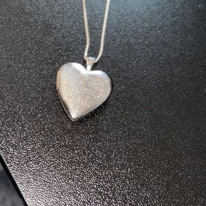 “I love you to the moon and back” Heart Locket